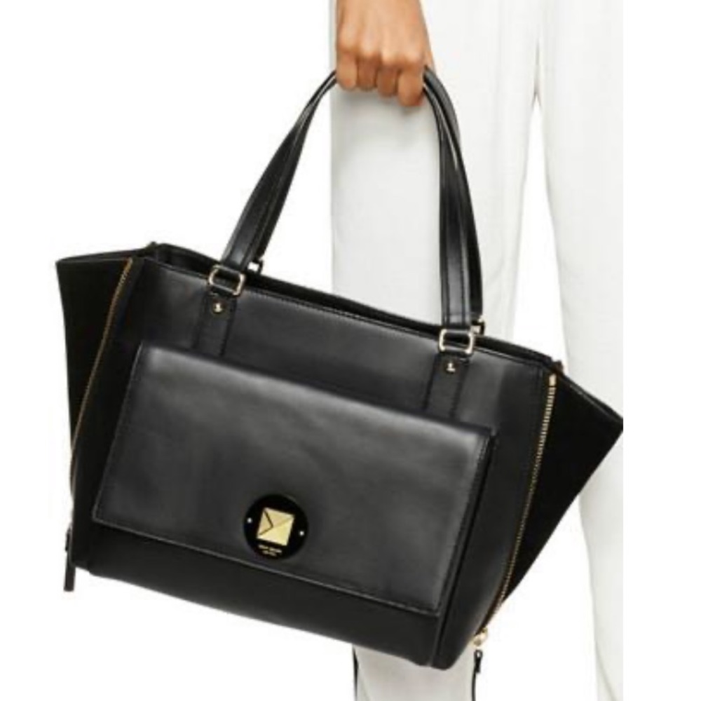 Kate Spade Varick Street Suede Austin Shoulder Bag